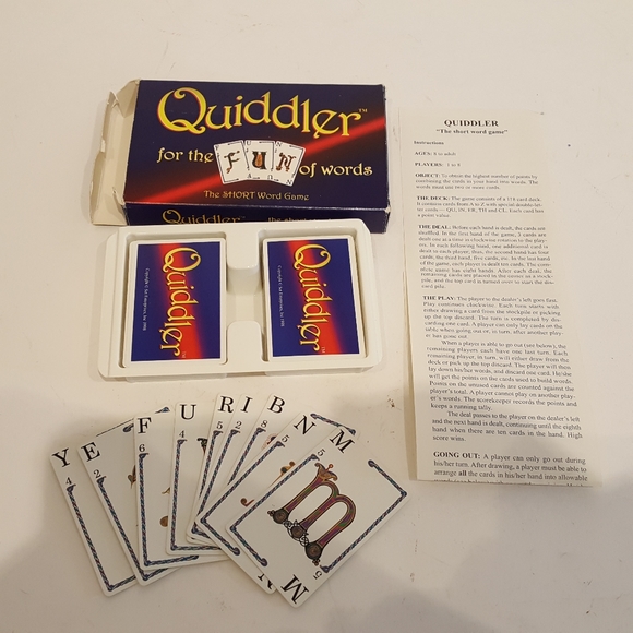 Quiddler Fun Of Words Educational Card Game 1-8 Pl - Picture 6 of 6